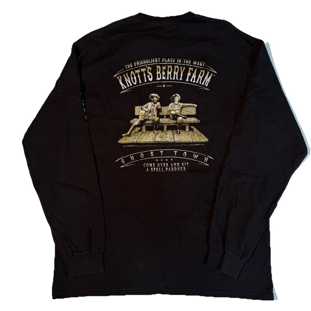 Knotts Berry Farm Ghost Town‎ Long Sleeve T-Shirt Size Medium? Graphic Tee